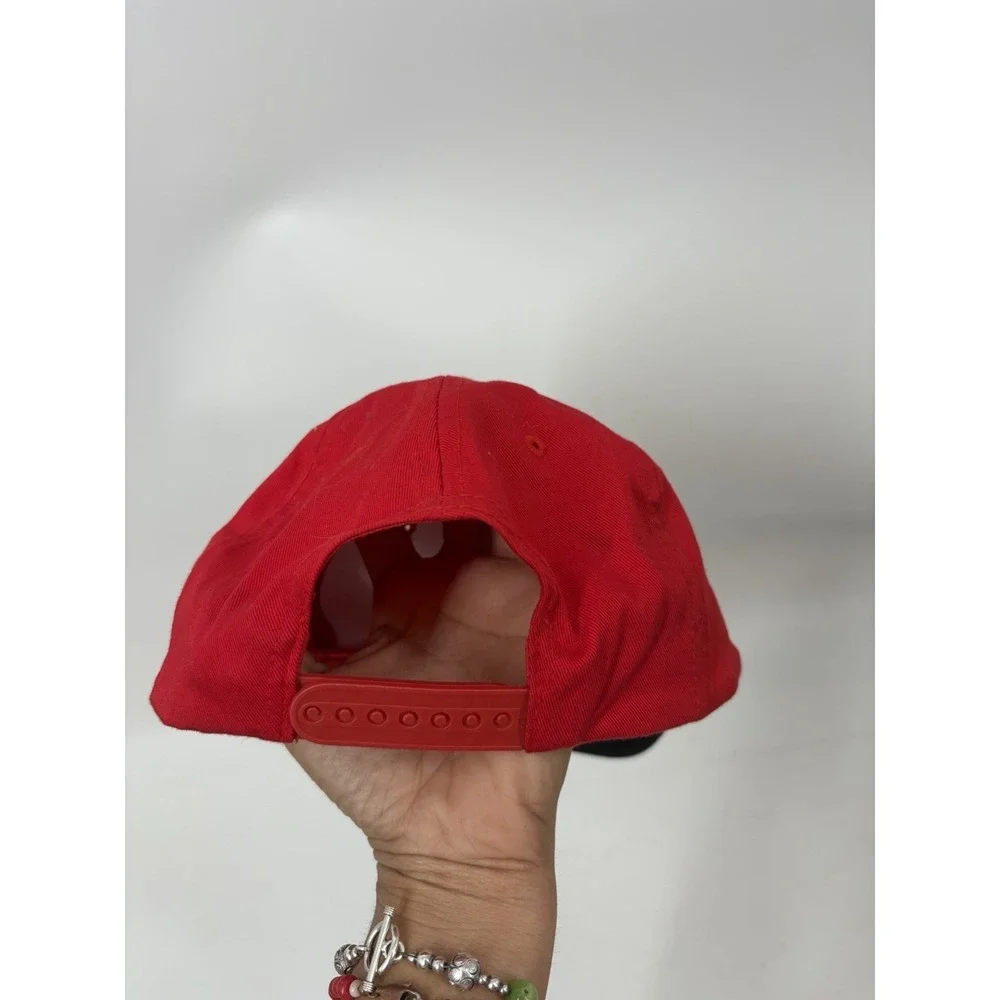 Vintage Snap On Racing Hat Men Red Black K Products‎ Snapback 90s NASCAR